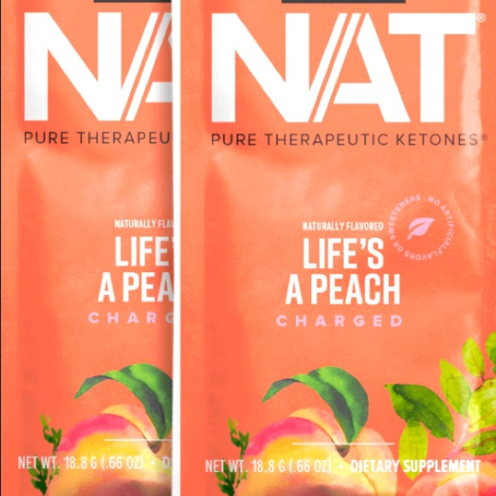5 pack Pruvit Life's a Peach Charged